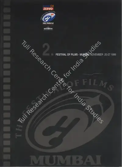 Shyam Benegal (Chairman), Mumbai International Film Festival, 1999, International Film Festival Catalogue