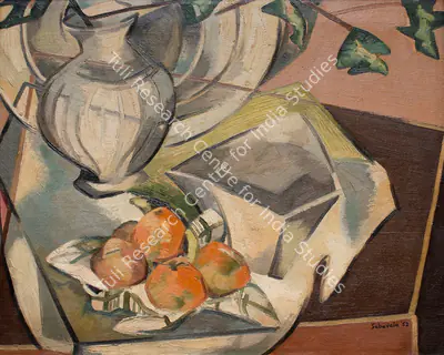 Jehangir Sabavala (Artist), Untitled (Still Life), 1952, Painting
