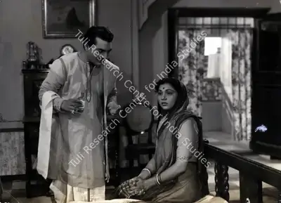 Hem Chunder (Director), Teen Bhai, 1955, Photographic Still