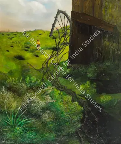 Bikash Bhattacharjee (Artist), Untitled, 1972, Painting