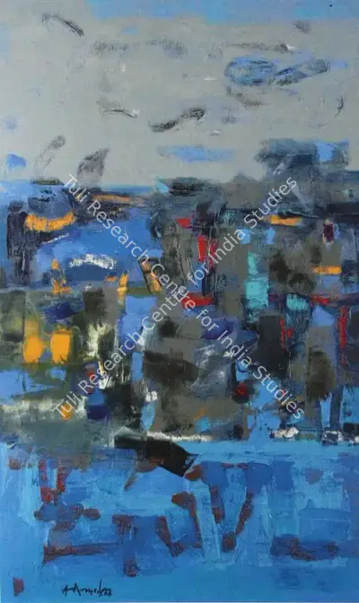 K.M. Adimoolam (Artist), Terra-Incognita, 2004, Painting