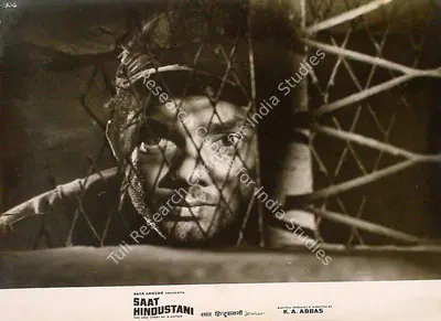 Ramachandra (ii) (Cinematographer), Saat Hindustani, 1969, Lobby Card