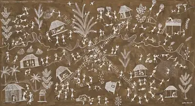 Sadashiv Mashe (Artist), Life of Jivya, Painting