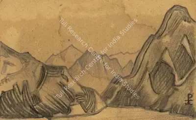 Nicholas Roerich (Artist), Ladak, 1940, Drawing