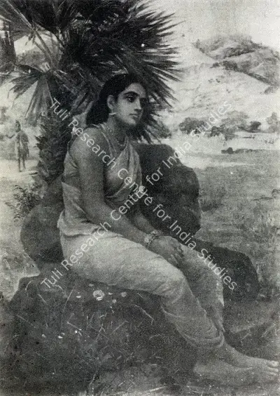 Raja Ravi Varma (Artist), Shakuntala, 1898, Painting