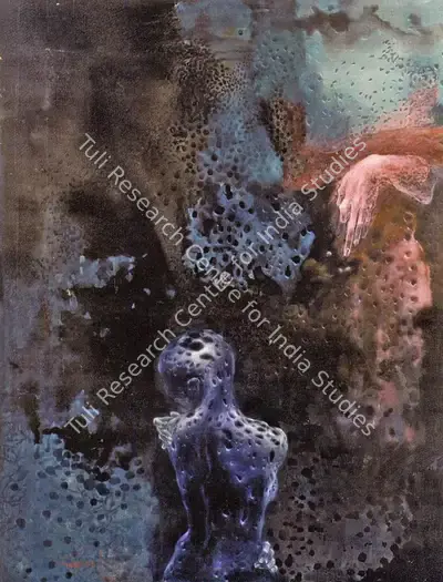 Gopal Chowdhury (Artist), Wounds of Love, 2001, Painting