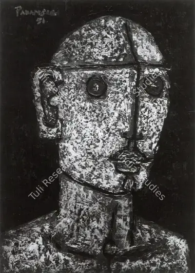 Akbar Padamsee (Artist), Prophet, 1951, Painting