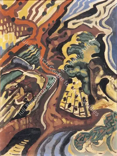 Ramendranath Chakravorty (Artist), Untitled, 1949, Painting