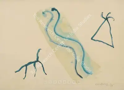 J. Swaminathan (Artist), Untitled, 1982, Painting