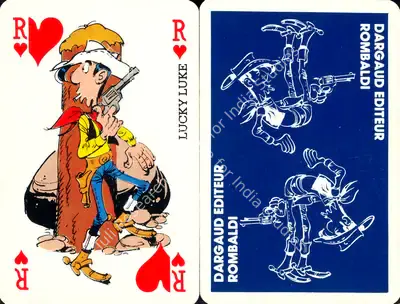 Lucky Luke, 1981, Playing Cards