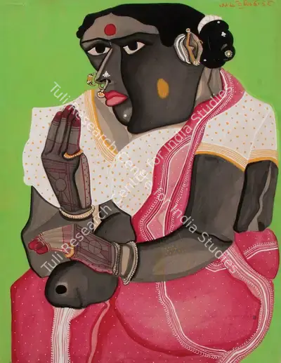 Thota Vaikuntam (Artist), Untitled, 1989, Painting