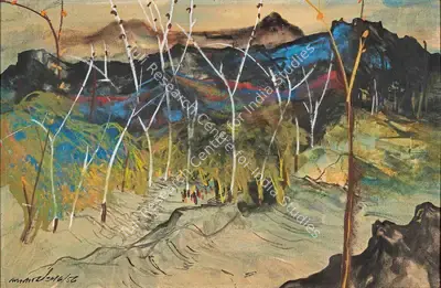 Gopal Ghose (Artist), Untitled, 1954, Painting