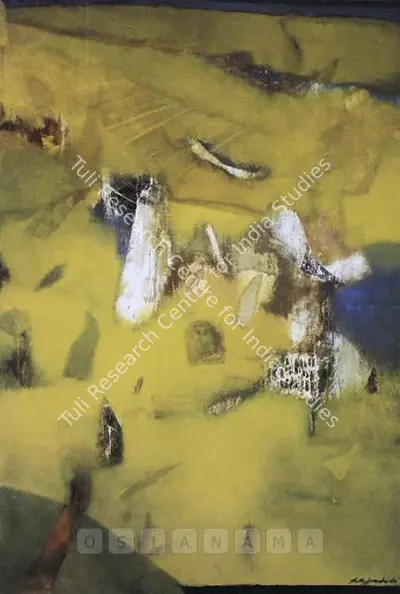 Samindranath Majumdar (Artist), High And Solitary And Most Stern, Painting