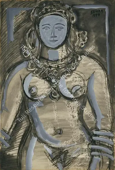 F.N. Souza (Artist), Untitled, 1950, Painting