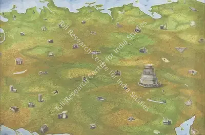 Sujith S.N. (Artist), Map is not a Territory, 2008, Painting