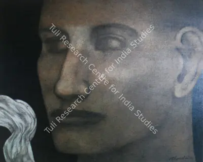 Chandra Bhattacharjee (Artist), Looking, 2007, Painting