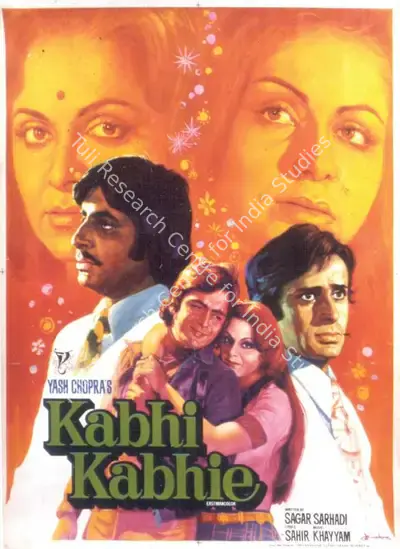 Yash Chopra (Producer), Kabhi Kabhie, 1976, Full Sheet Poster