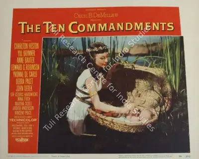 Cecil B. DeMille (Director), The Ten Commandments, 1956, Lobby card