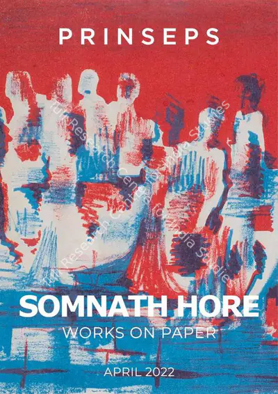 Prinseps (Auction House) and Brijeshwari Kumari Gohil (Curator). Somnath Hore Centenary Auction - Works on Paper. 30 April 2022, Online | Auction Catalogue | EconomicsArt | 00862423