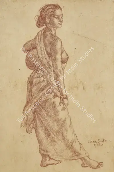 Satish Sinha (Artist), Untitled, 1940, Painting
