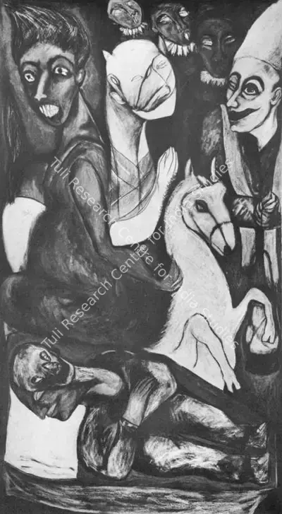 Rekha Rodwittiya (Artist), The Parade, 1985, Painting