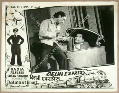 Balwant Bhatt (Director), Delhi Express, 1949, Lobby Card