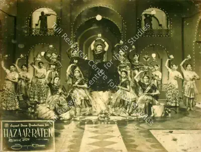 Jayant Desai (Director), Hazaar Raten, 1953, Lobby Card