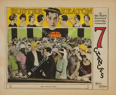 Keaton, Buster (Director), Seven Chances, 1925 | Lobby card | CinemaEducation | 00790063
