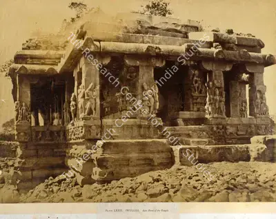 Colonel Thomas Biggs (Photographer), Iwullee. East Front of the Temple, Antiquarian Photograph