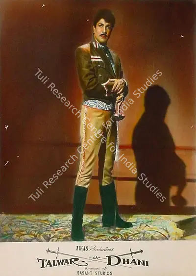 Dwarka Khosla (Director), Talwar Ka Dhani, 1956, Lobby Card