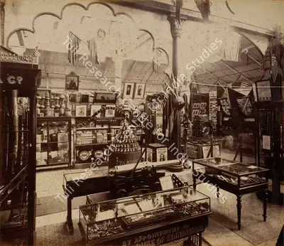 Shew Shankar Narayan (Photographer), Interior of the Calcutta Court - 3rd View, 1883, Antiquarian Photograph