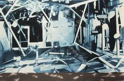 T.V. Santhosh (Artist), What?, 2002, Painting