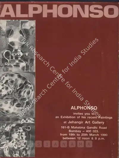 Alphonso (Artist), Alphonso, 1990, Solo Exhibition Invitation