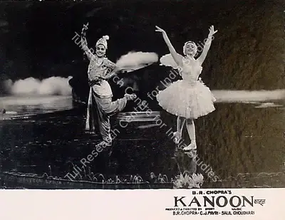 M.N. Malhotra (Cinematographer), Kanoon, 1960, Lobby Card