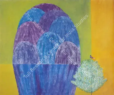 J. Swaminathan (Artist), The Abode, 1971, Painting