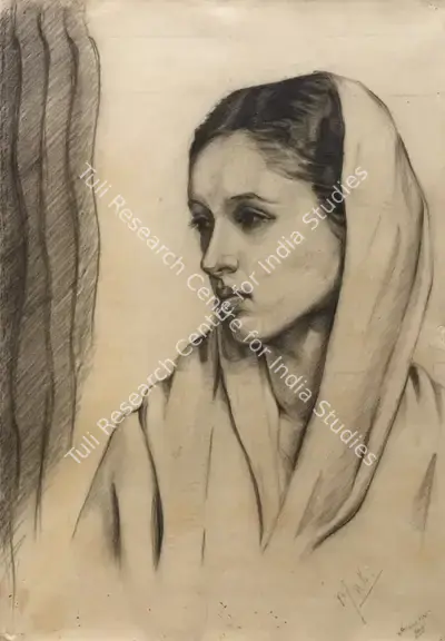 Jehangir Sabavala (Artist), Maki, 1945, Painting