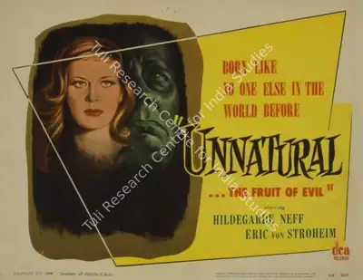 Arthur Maria Rabenalt (Director), Unnatural, 1952, Lobby Card