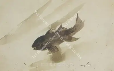 Ghose, Gopal (Artist). Fish, n.d. | Painting, Ch.NeY/20.09.00