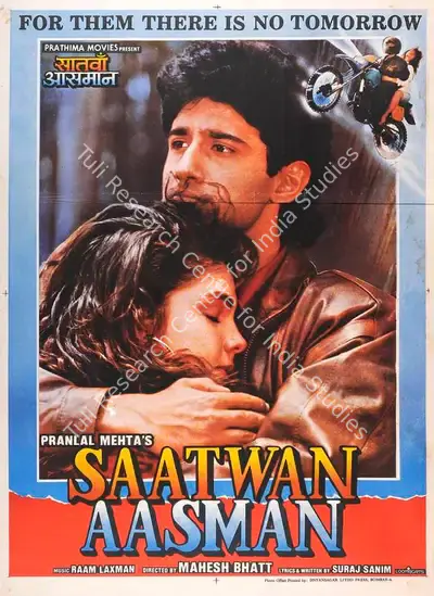 Pranlal Mehta (Producer), Saatwan Aasman, 1992, Full Sheet Poster