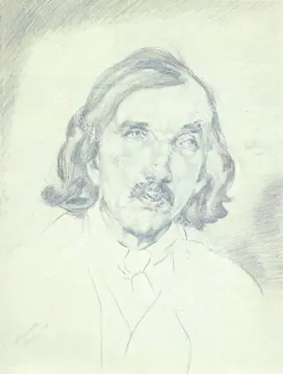 Sabavala, Jehangir (Artist). Young Man. Pencil on paper, 1956 | Drawing | FineArts | 00374415