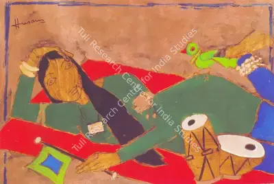 M.F. Husain (Artist), Untitled, Painting