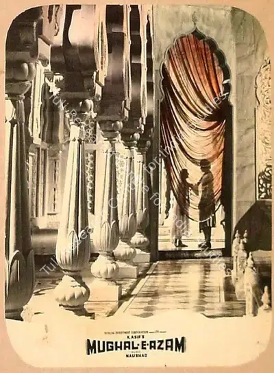 R.D. Mathur (Cinematographer), Mughal E Azam, 1960, Lobby Card