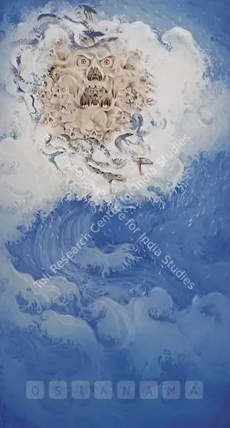 Badri Nath Arya (Artist), Sangharsh, 1983, Painting