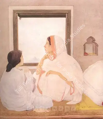 Sushil Sen (Artist), Melancholy Thoughts, Painting
