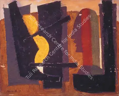 Biren De (Artist), The Seer, 1958, Painting