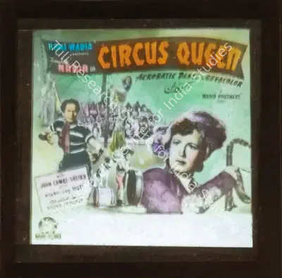Homi Wadia (Producer), Circus Queen, 1959, Glass Slide