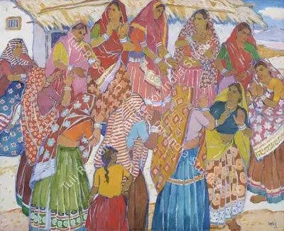 Madhav Satwalekar (Artist), Untitled, 1994, Painting