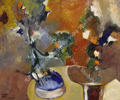 S.K. Bakre (Artist), Still Life, 1966, Painting