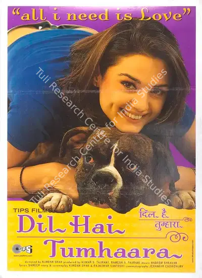 Kumar S. Taurani (Producer), Dil Hai Tumhaara, 2002, Full Sheet Poster
