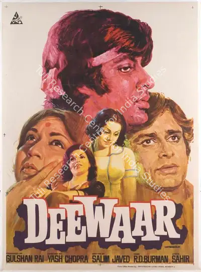 Gulshan Rai (Producer), Deewaar, 1975, Full Sheet Poster
